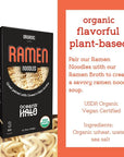 Oceans Halo 5 Pack Organic Ramen Noodles Vegan USDA Organic