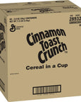 General Mills Cereals Cinnamon Toast Crunch Cereal 2Ounce Cups Pack of 60