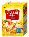 DAMTUH Peach Iced Black Tea Mix Xylose Sugar Single Serve 80 Sticks