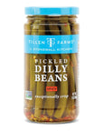 Tillen Farms Pickled Hot  Spicy Dilly Beans 12 oz