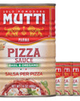 Mutti Pizza Sauce with Basil  Oregano 14 oz  6 Pack  Italys 1 Brand of Tomatoes  Fresh Taste for Cooking  Canned Sauce  Vegan Friendly  Gluten Free  No Additives or Preservatives