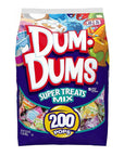 Dum Dums Super Treats 200 Ct Bag