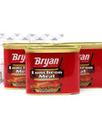 Bryan Luncheon Meat Canned 12 Oz 340g 3 Pack Bundled with a JFS exclusive recipe card