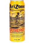 Arizona Tea RX Energy Herbal Tonic 23 Ounce Cans Pack of 8 Total of 184 Oz