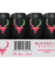 Bucked Up Energy Drink 300mg Strawberry Kiwi 12 CT