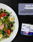 Dependable Food White Albacore Tuna in Water  Bulk 665 oz Can Wild Caught Dolphin Safe Low Mercury  Kosher Certified