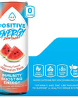 Positive Energy Beverage, Zero Sugar Energy Drink - 12 oz (Pack of 12)