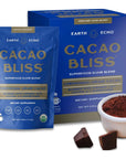 Earth Echo Cacao Bliss  Organic Chocolate Cacao Powder Mix with Cinnamon Turmeric MCT Oil and Lucuma Unsweetened Cocoa Powder for Hot Chocolate Mix Smoothies and More  15 TravelSized Serving