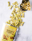 Prince of Peace Ginger Chews Original 1 lb Candied Ginger Natural Ginger Chews Candy Candy Pack