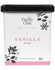 Pacific Chai Vanilla Chai Latte Instant Powered Dry Chai Tea Latte Beverage Mix Gluten Free Kosher 9 Ounce Pack of 1