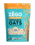 ZEGO Gluten Free Organic Raw Rolled Oats  Double Protein Old Fashioned Oatmeal  COOKING REQUIRED 14 oz