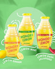 Wonder Lemon Organic Lemon Ginger Cold Pressed Juice 845oz 6 Pack