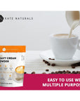 Kate Naturals Heavy Cream Powder for Coffee  Heavy Whipping Cream 12oz Powdered Heavy Cream for Sour Cream Powder Butter Clotted Cream and Whipped Cream Instant Creamer for Coffee  Keto