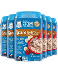 Gerber Lil' Bits Oatmeal Banana Strawberry Baby Cereal, 8 Ounces (Pack of 6)