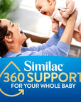 Similac 360 Total Care Infant Formula, with 5 HMO Prebiotics, Our Closest Formula to Breast Milk, Non-GMO, Baby Formula, Ready-to-Feed, 8 Fl Oz (Pack of 24)