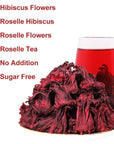 Plant Gift Roselle Hibiscus Hibiscus Tea Hibiscus Flowers Roselle Tea 100 Natural Roselle Whole Flowers  NonGMO  Caffeinefree  50G176oz