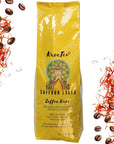 Single Origin Coffee Beans  Light to Medium Roast Whole Bean Coffee wNutty Sweet Notes  Hints of Cocoa  Saffron Laced Organic Coffee Beans for Espresso Pour Over  French Press  KureTea 12 oz