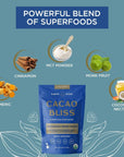 Earth Echo Cacao Bliss  Organic Chocolate Cacao Powder Mix with Cinnamon Turmeric MCT Oil and Lucuma Unsweetened Cocoa Powder for Hot Chocolate Mix Smoothies and More  15 TravelSized Serving