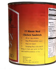 Yoders Fully Cooked Canned Chicken Chunks Case