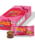 Sweet Nothings, Apple Cinnamon, USDA Organic Nut Butter Bites Protein Bar, Nut & Date Snack, Filled with Peanut Butter, 12-2 Bite Value Packs - No Added Sugar, Plant Based, Vegan, Only 7 Ingredients