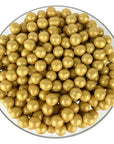 Color It Candy Shimmer Gold Sixlets 2 Lb Bag  Perfect For Table Centerpieces Weddings Birthdays Candy Buffets  Party Favors