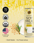 Golden Nest Organic Soy Milk  Ready to Drink Traditional Asian Recipe Soy Milk  All Natural High Protein No Preservatives  11 Fl Oz Can Original 11 fl oz Pack of 12