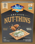 Blue Diamond Almonds Artisan Nut Thins Cracker Crisps MultiSeeds 425 Ounce Pack of 12