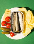 Ati Manel Canned Garfish in Spiced Olive Oil  1 x 120g Tinned Fish  Canned in Olive Oil