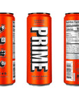 Prime Energy Drink Cans  Flavor Variety 5 Pack  200mg Caffeine Zero Sugar 300mg Electrolytes Vegan  12 Fl Oz Cans  By World Group Packing Solutions