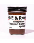 Fine  Raw Chocolate Hazelnut Butter Spread 8 Ounce  Clean Ingredients Vegan and Organic Chocolate Hazelnut Spread Healthy Chocolate Hazelnut Spread Chocolate Hazelnut