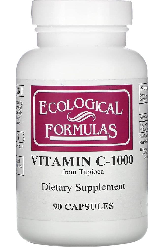 Cardiovascular Research Vitamin C-1000, 90 Capsules, Ecological Formulas