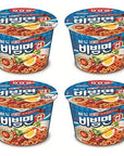 korea Paldo Bibim myun Cold Noodle instant cup ramen sweet spicy sauce 115gram Pack of 4 _x005F_x0014_Ä DTt õ