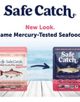 Safe Catch Wild Pacific Pink Salmon Skinless Boneless WildCaught Salmon Fish Pouch Mercury Tested Kosher 12Pack Salmon Pouches 3oz Packets