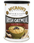 McCanns Quick  Easy Steel Cut Oatmeal Can 24 oz