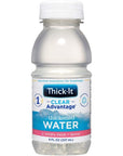 ThickIt Clear Advantage Thickened Water  Nectar Consistency 8 oz Bottle Pack of 24