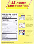 Dr Willi Knoll 12 Potato Dumpling Mix 10oz