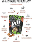 Pili Hunters  Wild Sprouted Pili Nuts Traditional Fried Avocado Oil 5 oz Bag KetoPaleoVegan Snacks Low Carb Energy Gluten Free Superfood The Original As Seen on TV