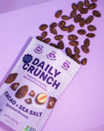 Daily Crunch Sprouted Almonds 5 Ounce Resealable Bags Cacao and Sea Salt 2 Pack Packaging May Vary  Sprouted and Dehydrated for a Unique Crunch Keto Friendly NonGMO Oil and Salt Free Vegan Healthy Snack