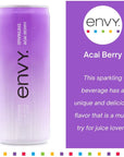 Envy Sparkling 100 Fruit Juice Acai Berry 8oz Case of 24