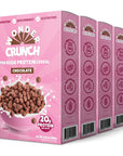 Wonder Crunch Chocolate High Protein Breakfast Cereal x4 Box glutenfree ketofriendly low sugar