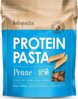 High Protein Pasta, 19g, Made with Lupin Flour & Sunflower Flour, 4g Net Carb, Gluten Free, Keto Pasta, Low Carb Pasta, Lupin Pasta by lulupasta (Penne, 1 Pack)