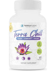 Terra Chill - Natural Formula Supports a Calm, Positive Mood - Mental Focus & Relaxation - Made in USA - 1 Month