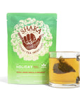 Shaka Tea Dry Tea Bags  ZERO sugar  calories  carbs Naturally caffeinefree 100 plantbased Holiday Blend 115ct Pack