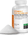 Vitamin C Powder Pure Ascorbic Acid Soluble Fine Non GMO Crystals - Promotes Healthy Immune System and Cell Protection - Powerful Antioxidant - 1 Pound (16 Ounces)