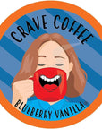 Crave Beverages Flavored Coffee Pods Compatible -  40 Count