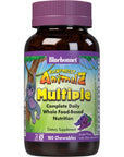 Bluebonnet Nutrition Rainforest Animalz Whole Food Based Multiple Chewable Tablets, Kids Multivitamin & Mineral, Vitamin C, D3, Iron, Gluten Free, Milk Free, Kosher, 180 Chewable Tablets, Grape Flavor