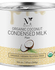 Mementa Organic Coconut Condensed Milk Plain  705 ounce Pack of 6