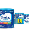 Similac Advance Infant Formula with Iron, Baby Formula Powder, 12.4-oz Tub (Pack of 6)