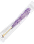 Candy Envy  Lavender Rock Candy Sugar Sticks  Tutti Frutti Flavored  12 Indiv Wrapped