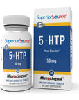 Superior Source 5-HTP Nutritional Supplements, 50 mg, 60 Count,White